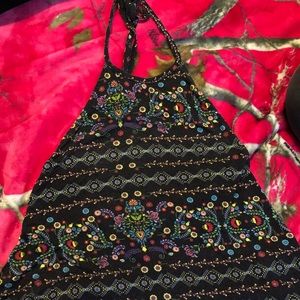 Open back Halter Top